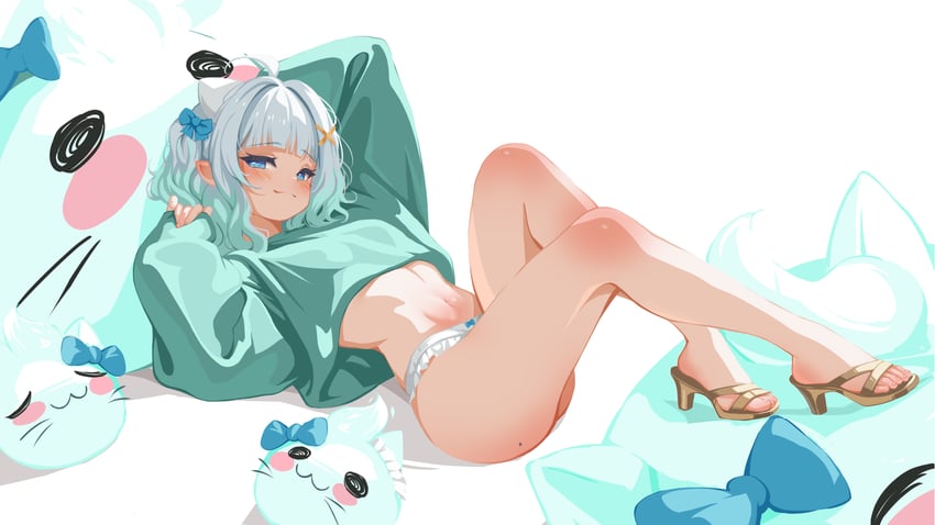 mint fantome and wisps (indie virtual youtuber) drawn by sansha_art