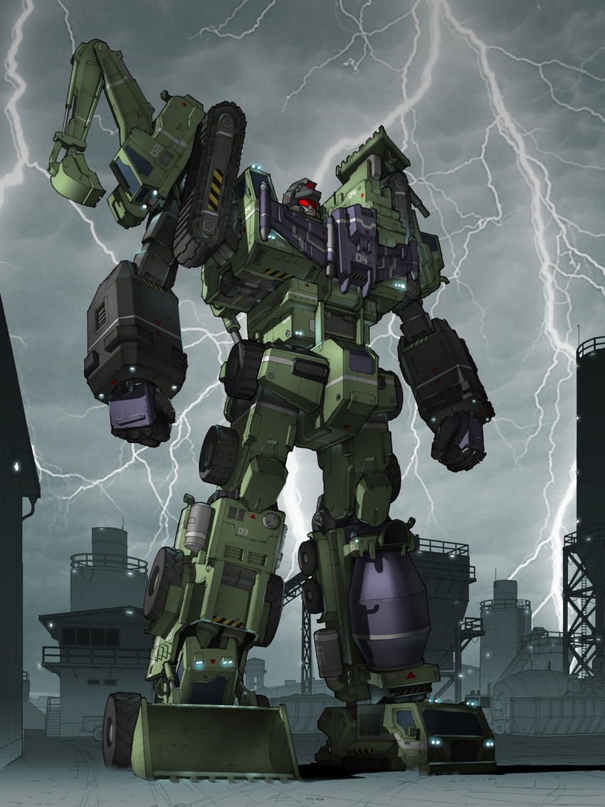 devastator (transformers and 1 more) drawn by orangehexagon