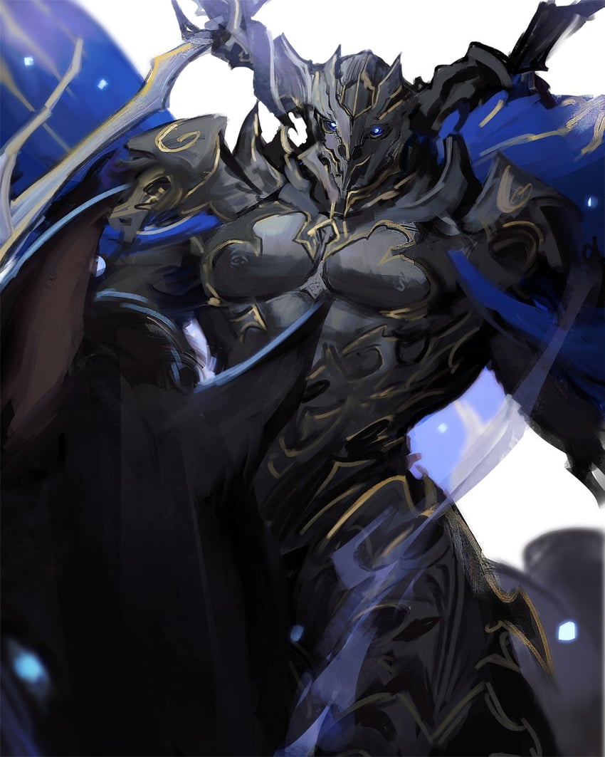 odin and sleipnir (final fantasy and 1 more) drawn by kyou_(iuciferic)