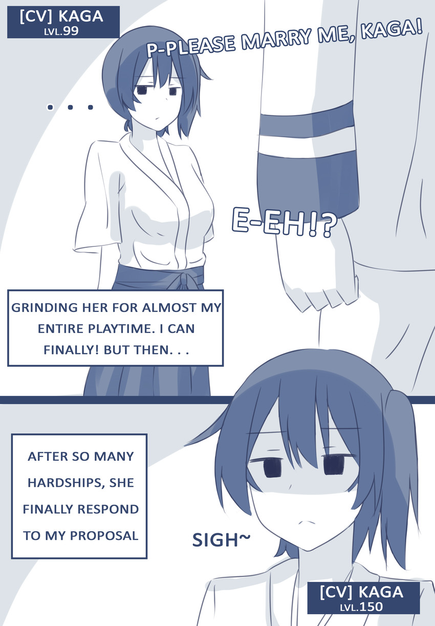 admiral and kaga (kantai collection) drawn by ryle