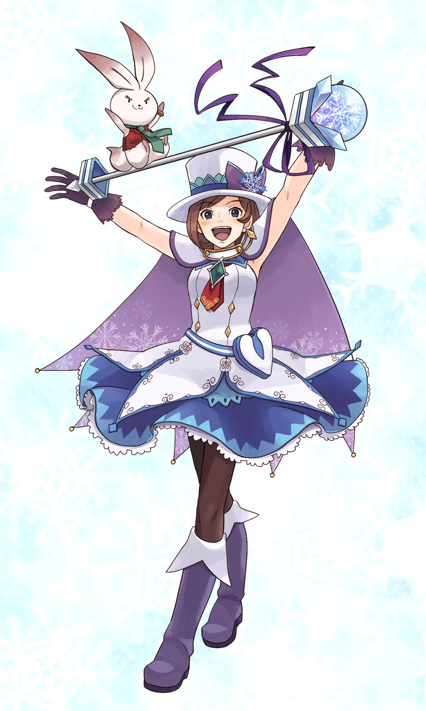 hatsune miku, yuki miku, and trucy wright (vocaloid and 2 more) drawn by tonica_(haruhira)