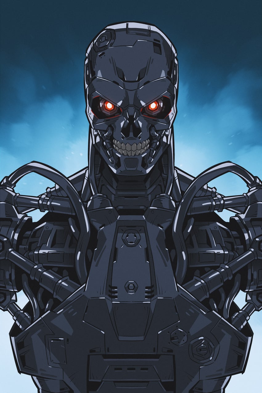t-800 (terminator and 1 more) drawn by onion_maru