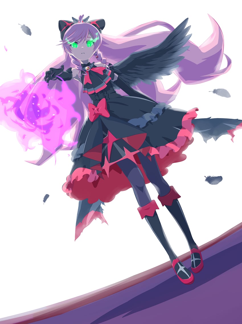 nijigaoka mashiro and cure prism (precure and 1 more) drawn by 32zzz