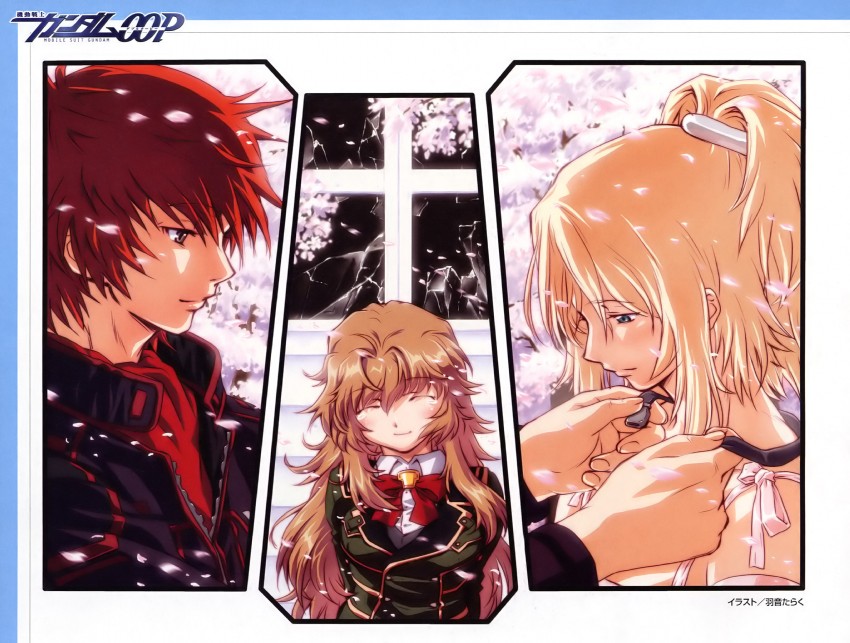 chall acustica, marlene vlady, and ruido resonance (gundam and 2 more) drawn by uon_taraku