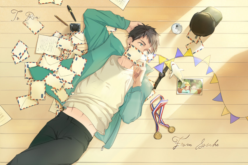 matsuoka rin and yamazaki sousuke (free!) drawn by ko_hidetoshi