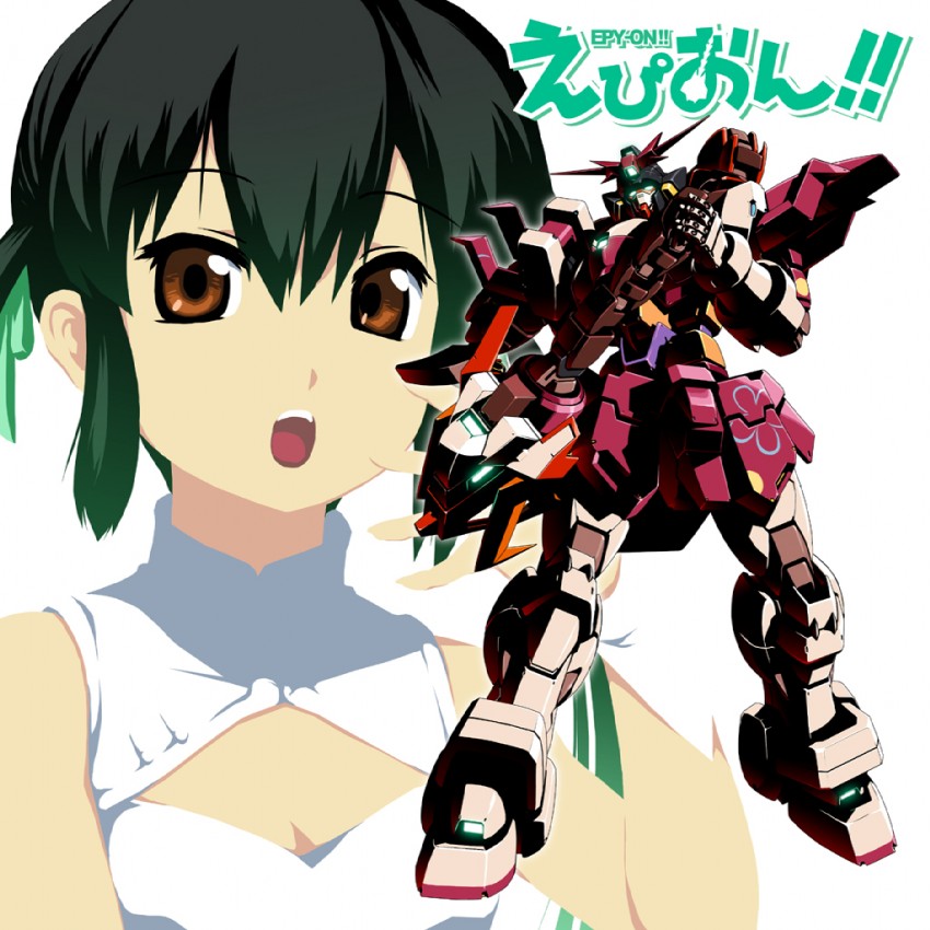 nakano azusa and shenlong gundam (gundam and 2 more) drawn by kaneko_tsukasa