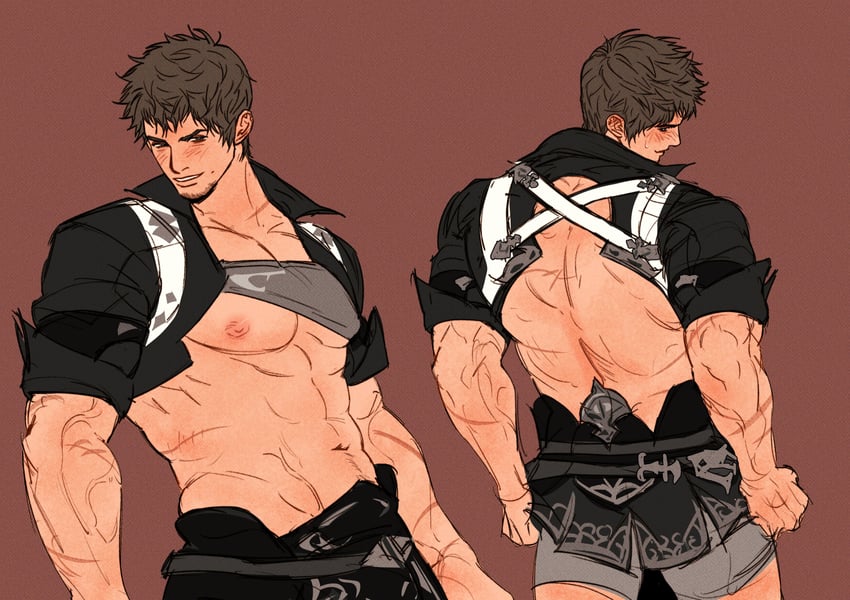ardbert hylfyst (final fantasy and 1 more) drawn by doong_24