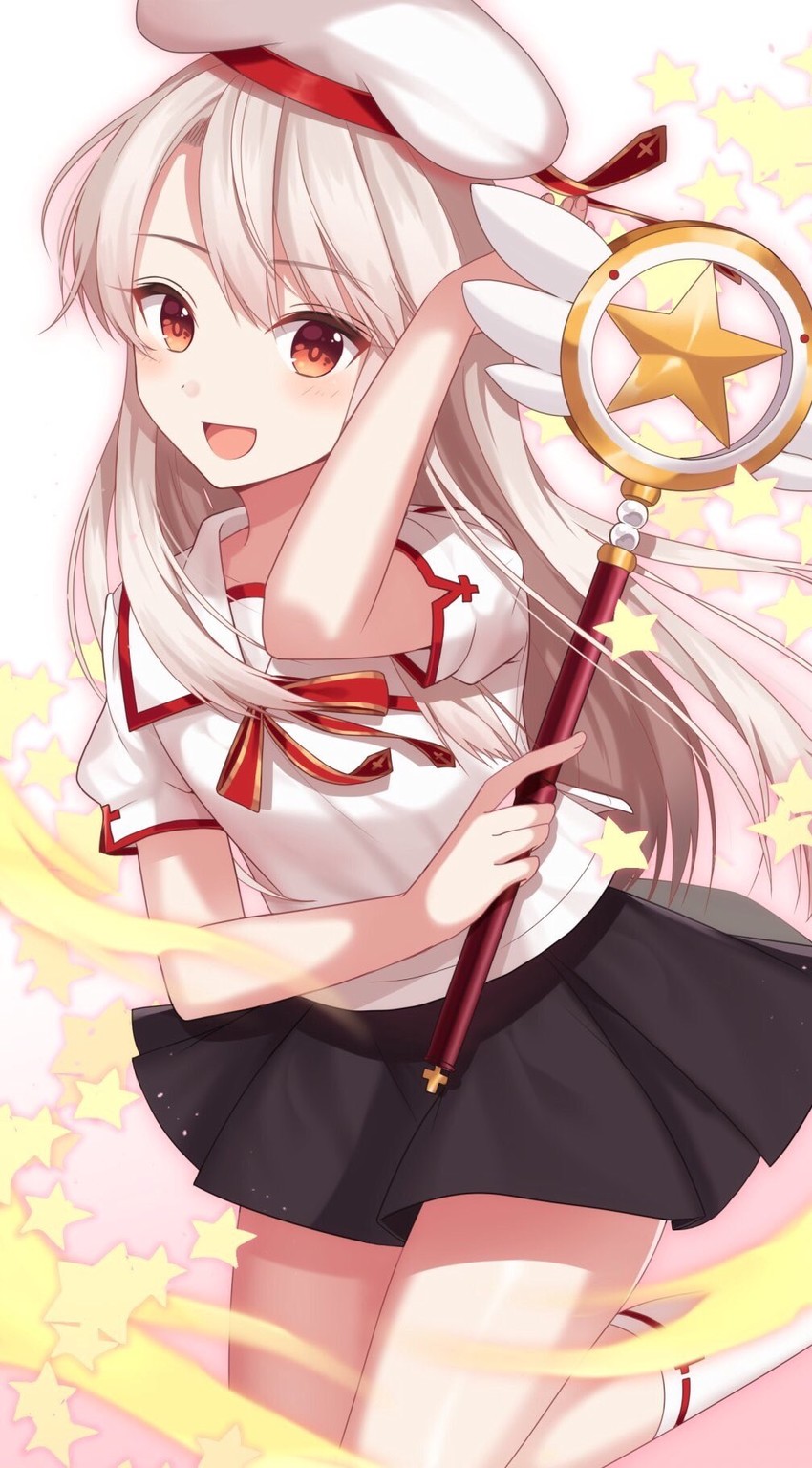 illyasviel von einzbern and magical ruby (fate and 1 more) drawn by izumo_neru