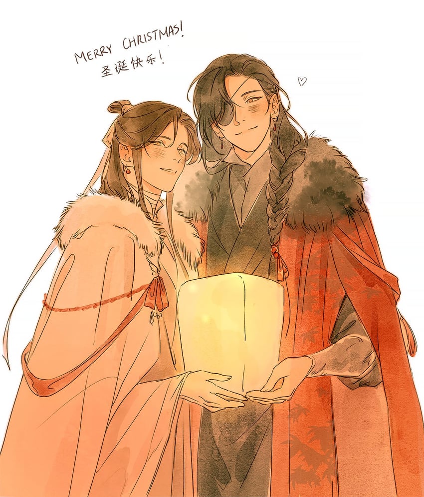 xie lian and hua cheng (tianguan cifu) drawn by kkcoocool