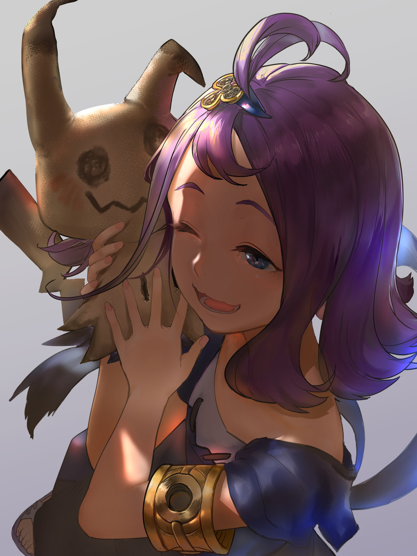 mimikyu and acerola (pokemon and 1 more) drawn by nuda