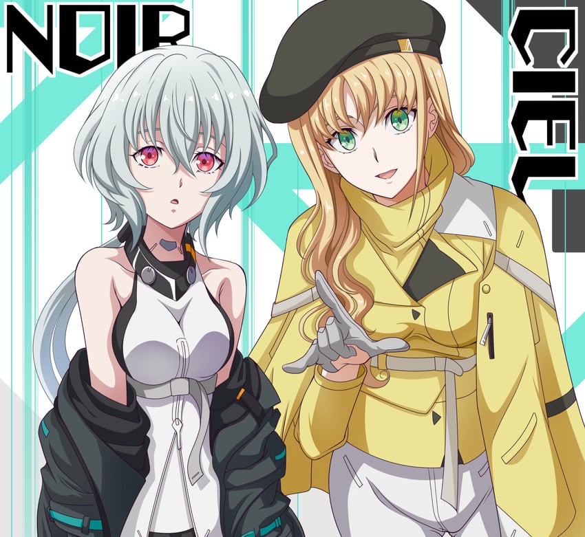 noir and ciel (synduality and 1 more) drawn by hanzou
