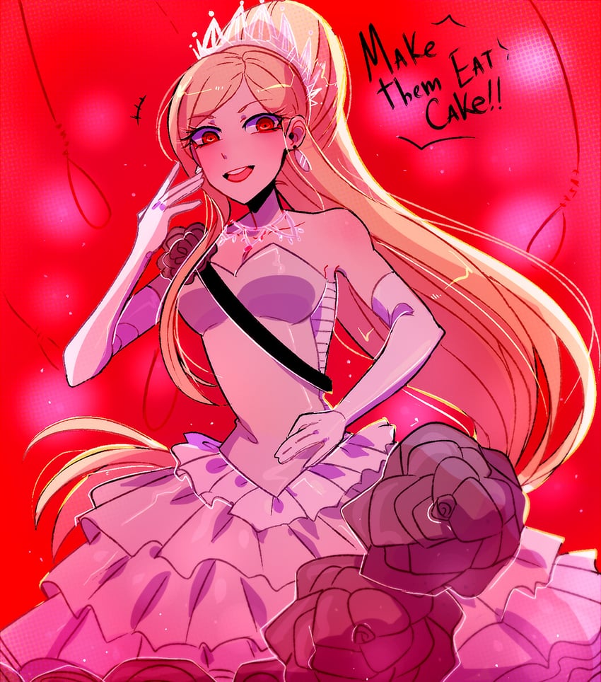 sonia nevermind (danganronpa and 1 more) drawn by huyandere