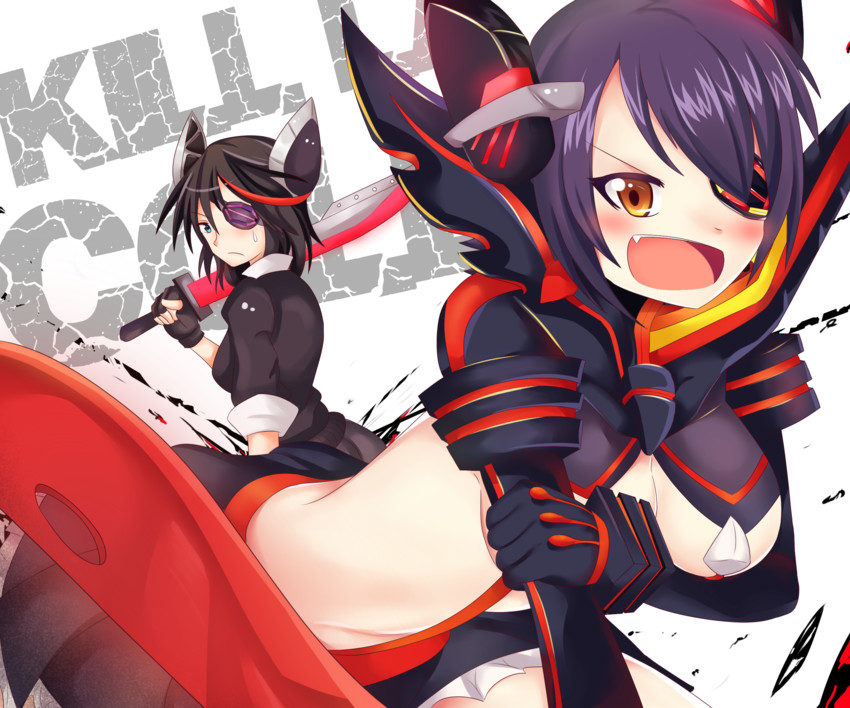 tenryuu, matoi ryuuko, and senketsu (kantai collection and 1 more) drawn by wangphing