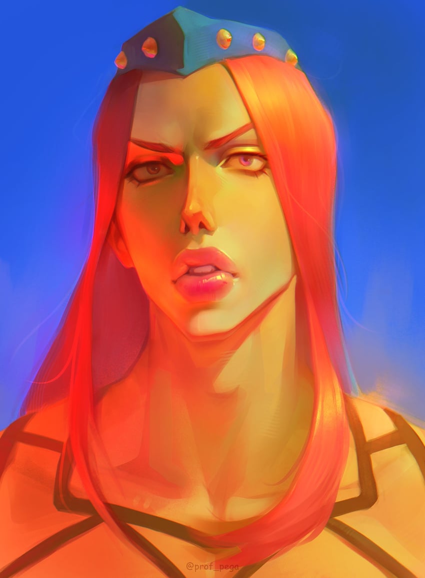 narciso anasui (jojo no kimyou na bouken and 1 more) drawn by prof_pega