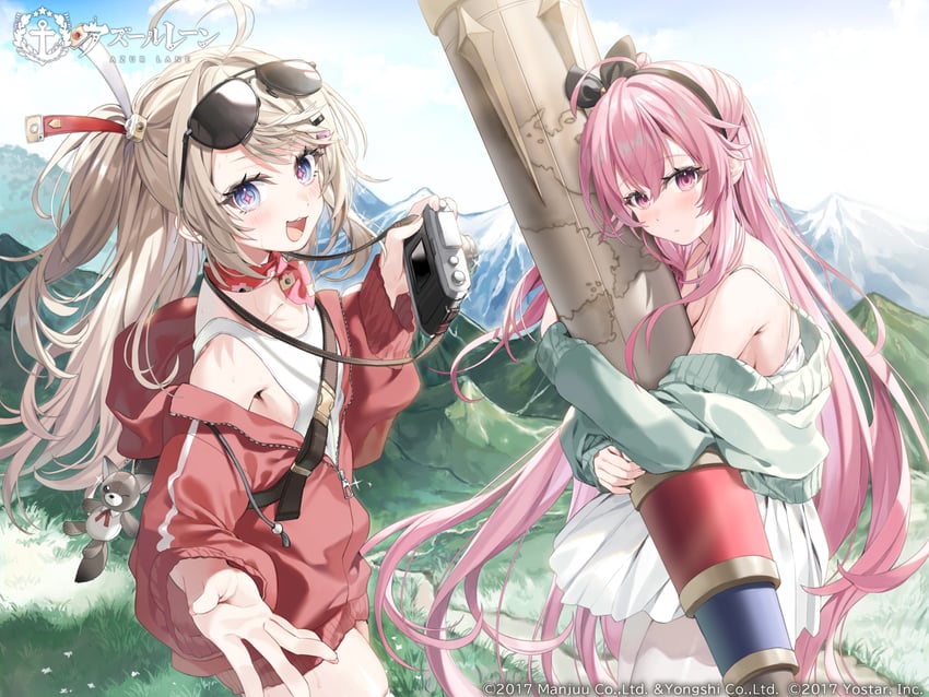 alfredo oriani and emanuele pessagno (azur lane) drawn by yana_mori