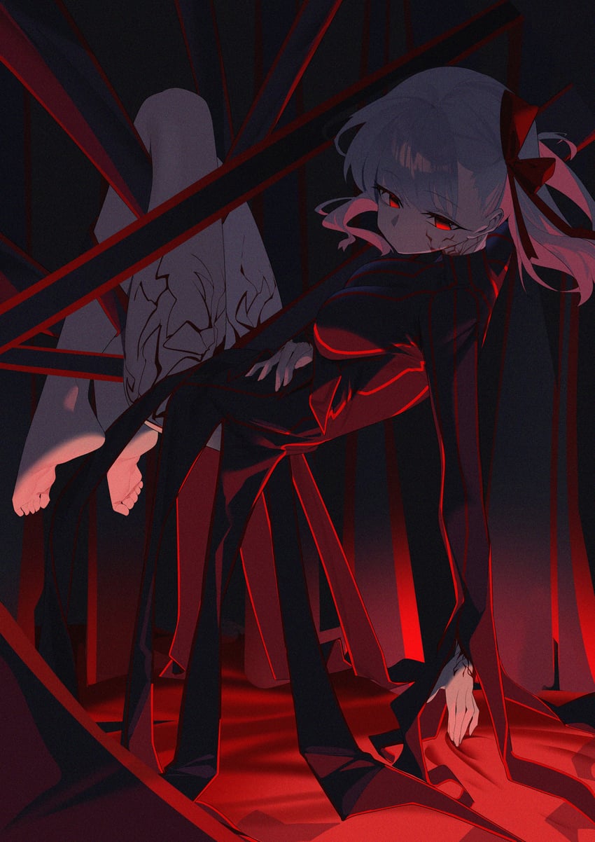 matou sakura and dark sakura (fate and 1 more) drawn by wako_(1194433260)