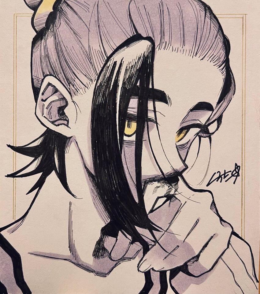 kieran (pokemon and 1 more) drawn by hei_tai_(kyaputen1)