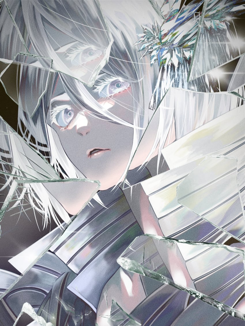kuchiki rukia (bleach and 1 more) drawn by ajuji_aju