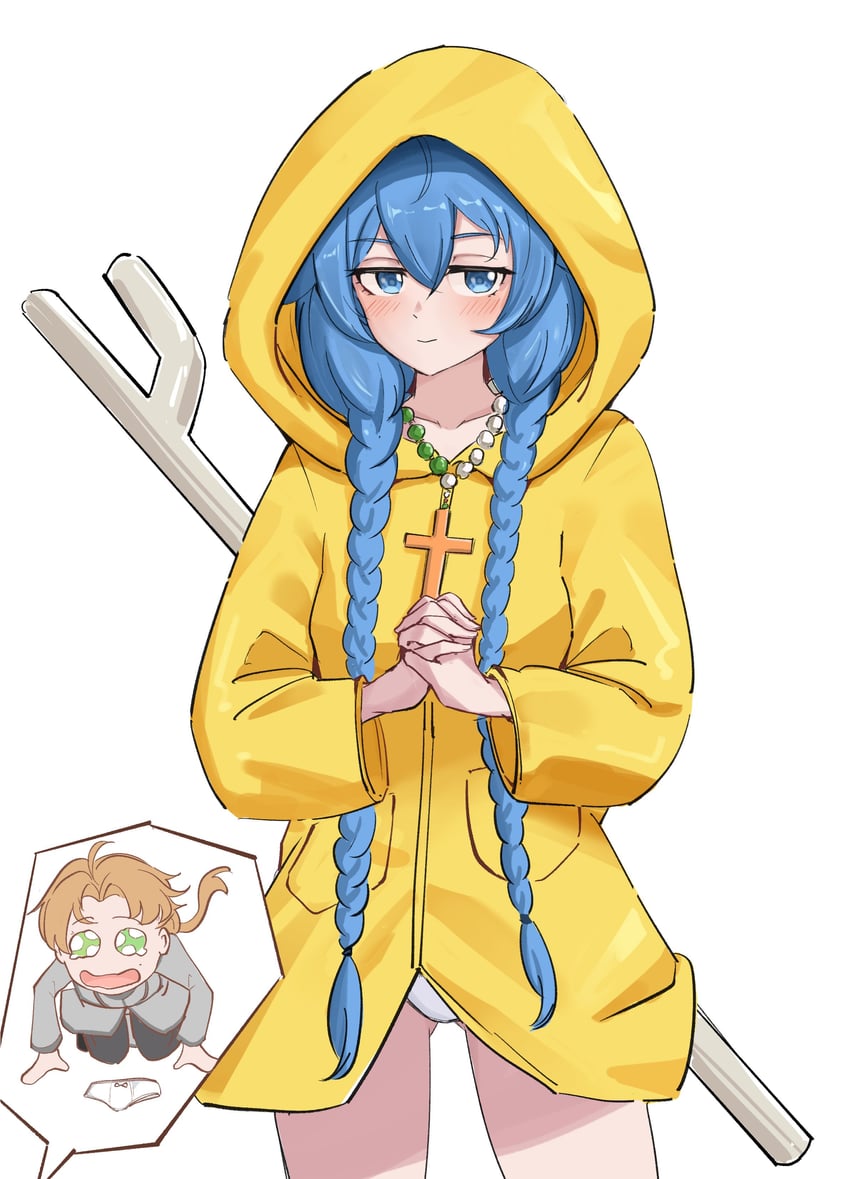 roxy migurdia, rudeus greyrat, and luce (mushoku tensei and 1 more) drawn by qiweiyan