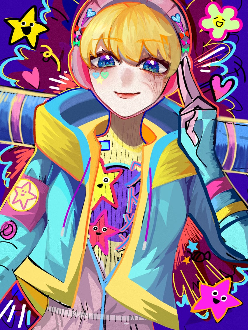 wattson and kawaii voltage wattson (apex legends) drawn by san_chuo_chuan