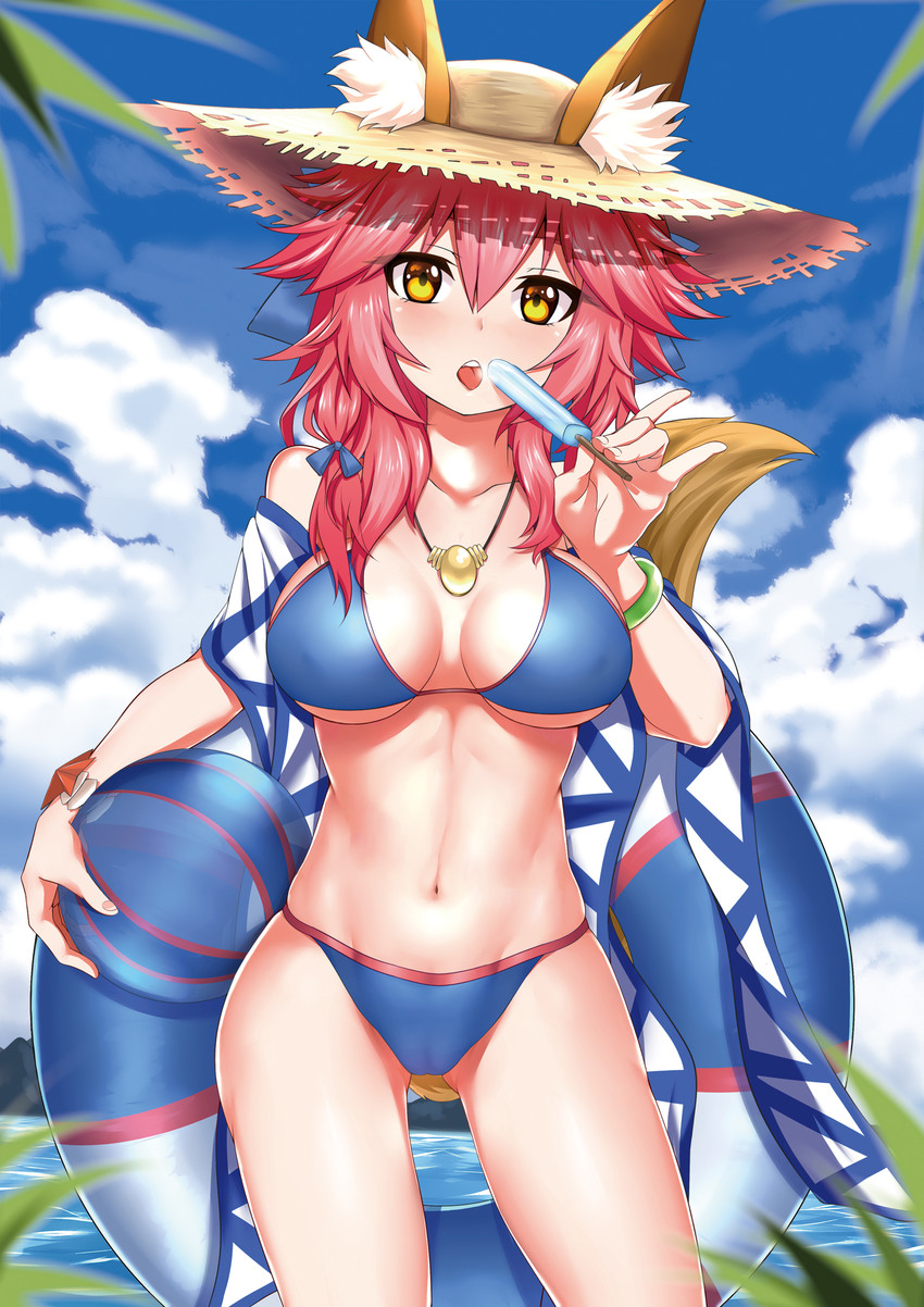 tamamo and tamamo no mae (fate and 1 more) drawn by caibao_return