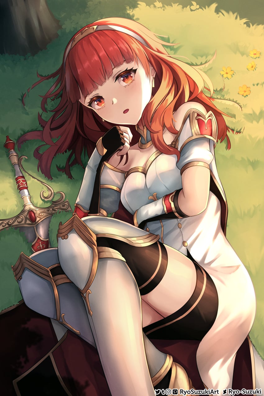 celica (fire emblem and 1 more) drawn by ryo-suzuki