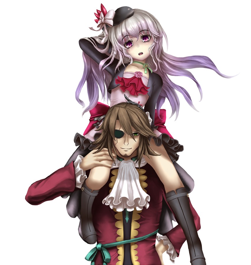 crea dorosera and fudou zen (aquarion and 1 more) drawn by kamomen