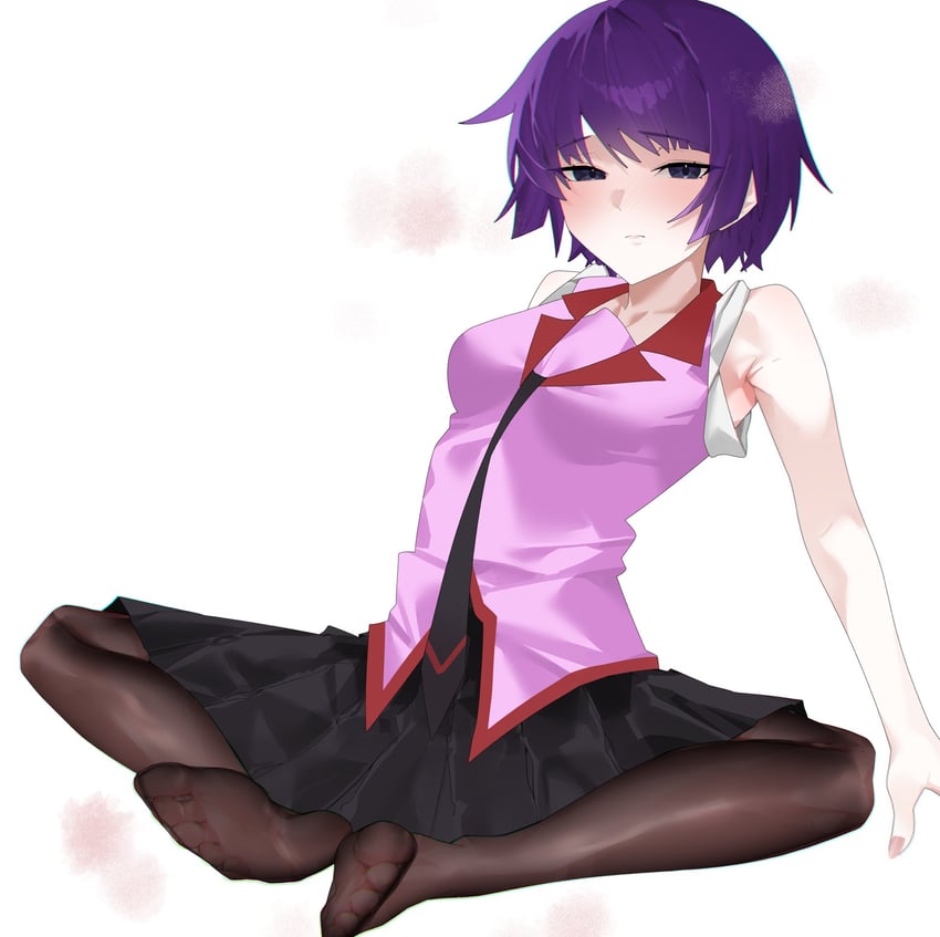 senjougahara hitagi (monogatari and 1 more) drawn by arril100