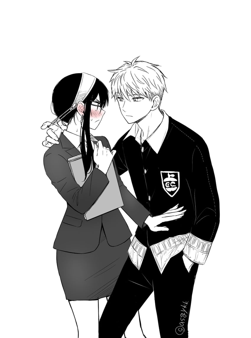 yor briar and twilight (spy x family) drawn by asgykk