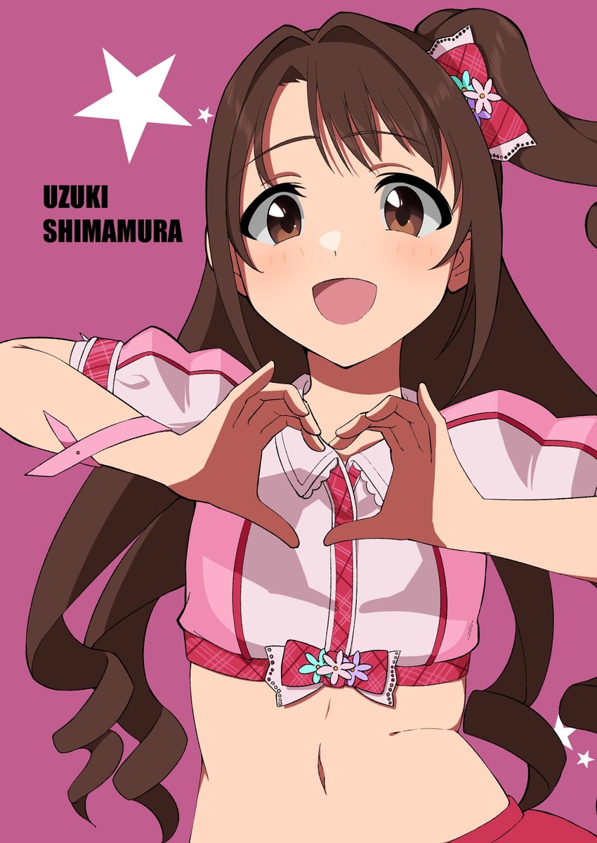shimamura uzuki (idolmaster and 1 more) drawn by garuku1120