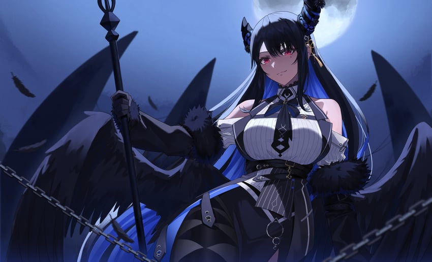 nerissa ravencroft (hololive and 1 more) drawn by chantu_irasu
