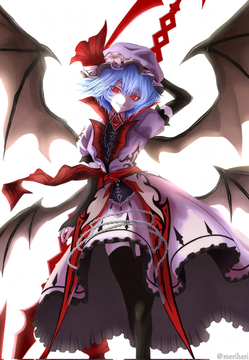 remilia scarlet (touhou and 1 more) drawn by merihari07