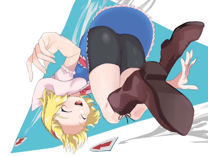 alice margatroid and ichigo (touhou and 2 more) drawn by kanno_(kan_save)
