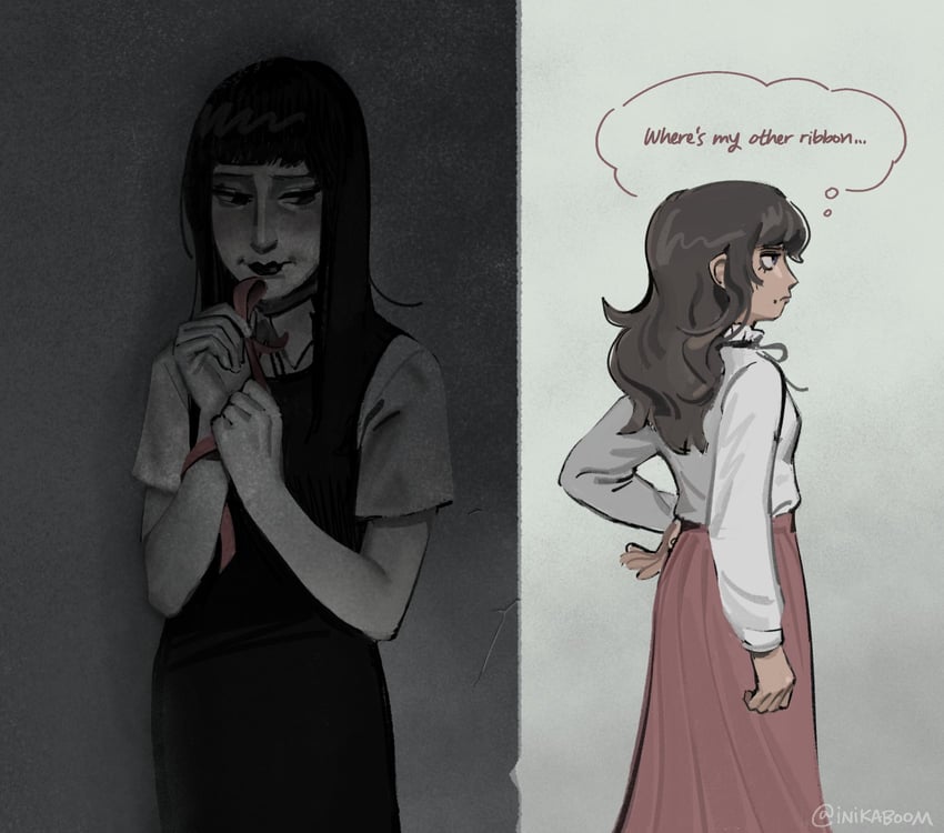 marina and samarie (fear & hunger and 1 more) drawn by inikaboom