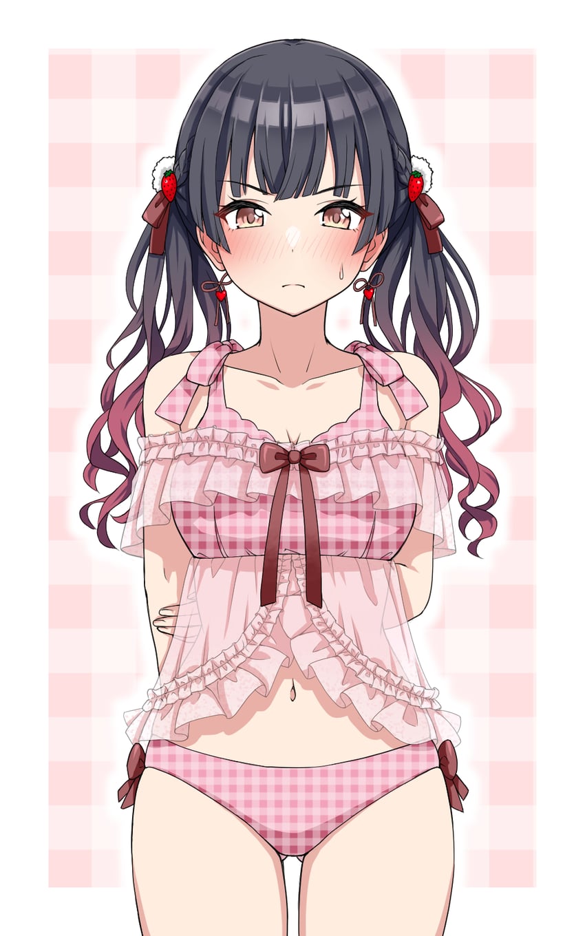 mayuzumi fuyuko (idolmaster and 1 more) drawn by kyouka_asuka