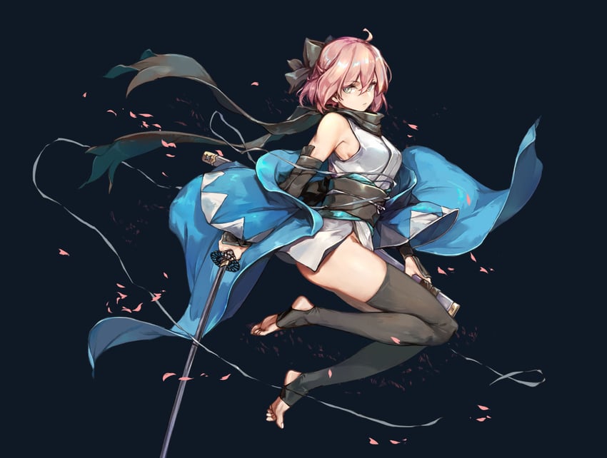okita souji (fate and 2 more) drawn by choa_(narko11897)