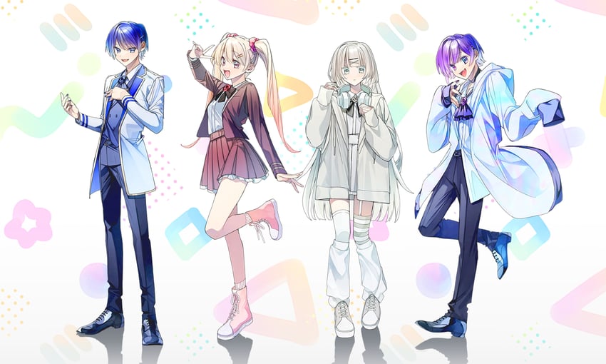 anon., silk, imori yuna, and azuma-kun (ado and 1 more) drawn by rinku_(rin9)
