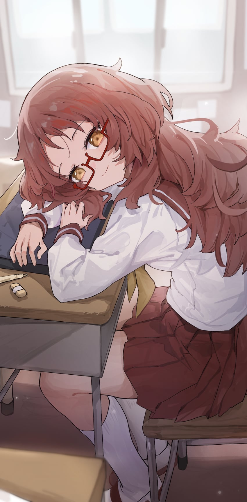 mie ai (sukinako ga megane wo wasureta) drawn by sentter