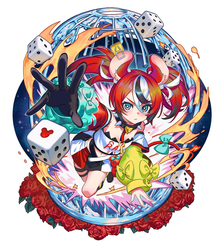hakos baelz (hololive and 1 more) drawn by fluffycatfish