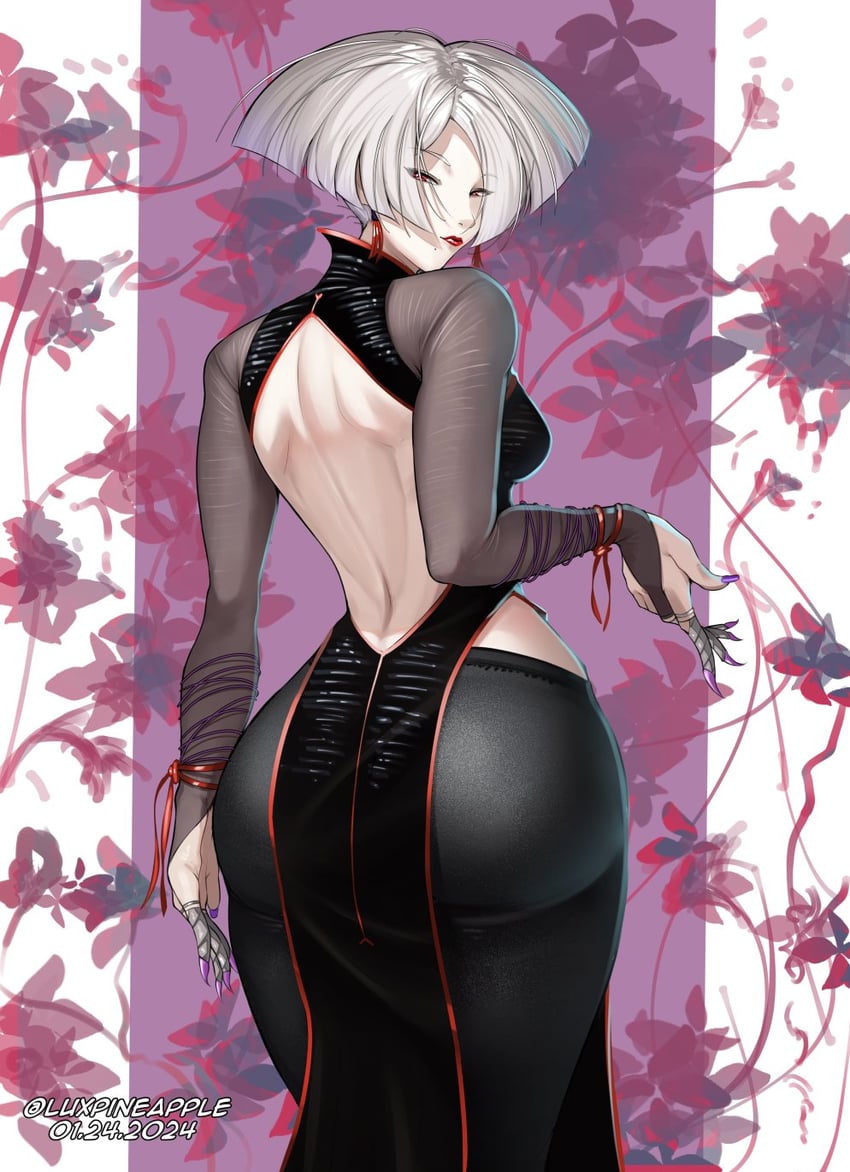 a.k.i. (street fighter and 1 more) drawn by luxpineapple
