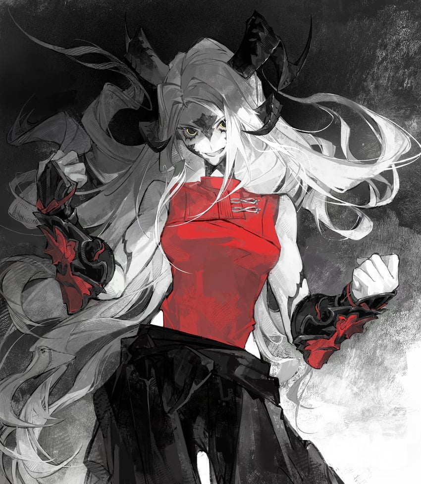 warrior of light (final fantasy and 1 more) drawn by kira_bei