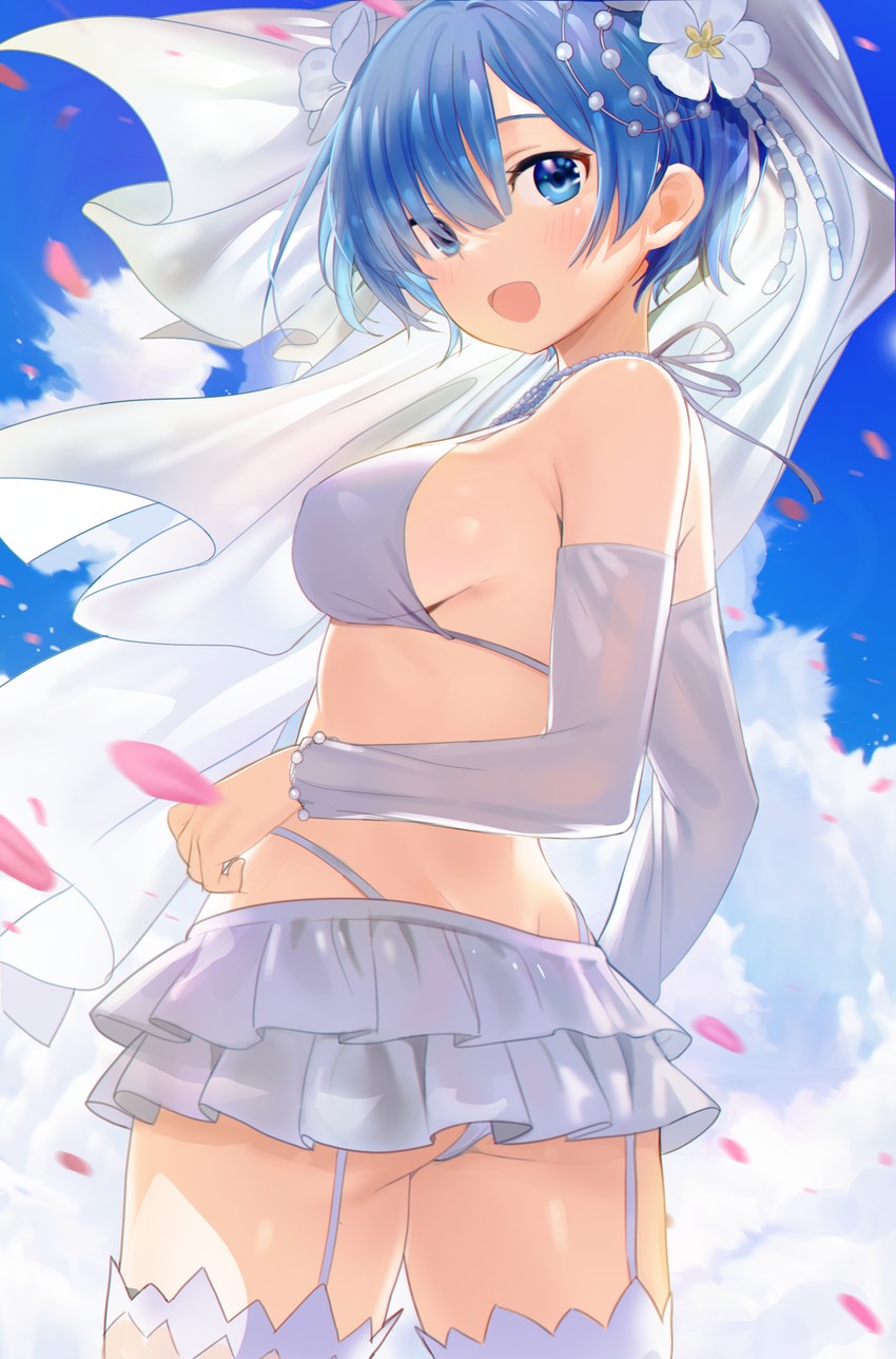 rem (re:zero kara hajimeru isekai seikatsu) drawn by seicoh