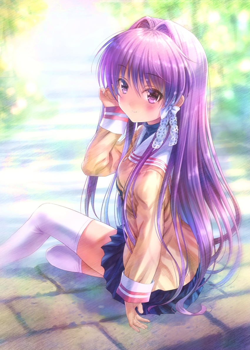 fujibayashi kyou (clannad and 1 more) drawn by goto_p