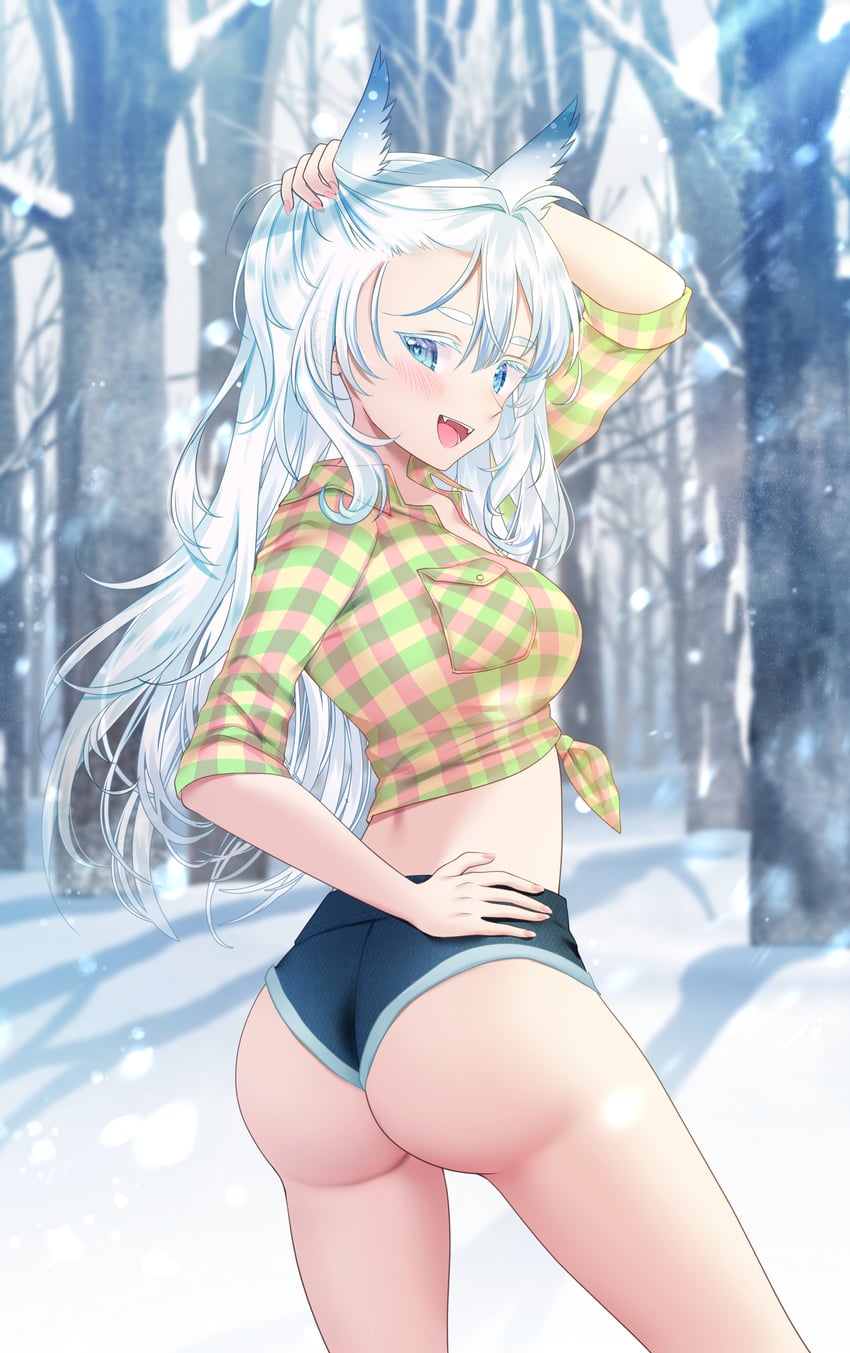 mikazuki silvi (indie virtual youtuber) drawn by nanase_(ribonshitoron)