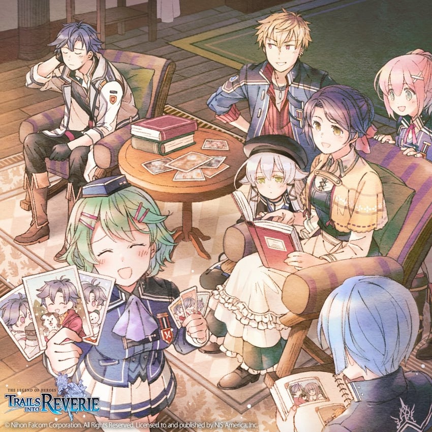 rean schwarzer, altina orion, juna crawford, musse egret, kurt vander, and 2 more (eiyuu densetsu and 3 more) drawn by wolfyinthecity
