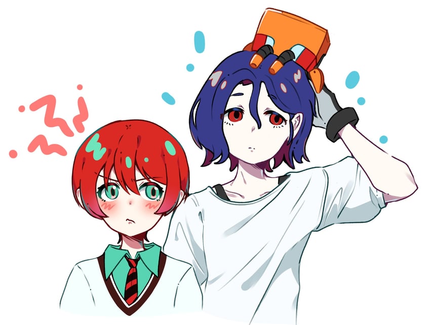 amate yuzuriha, shuji ito, and conch (gundam and 1 more) drawn by pipi19910310