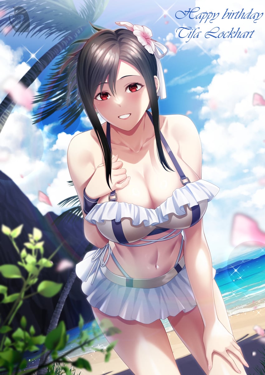 tifa lockhart (final fantasy and 3 more) drawn by zaregoto_tsukai_no_deshi