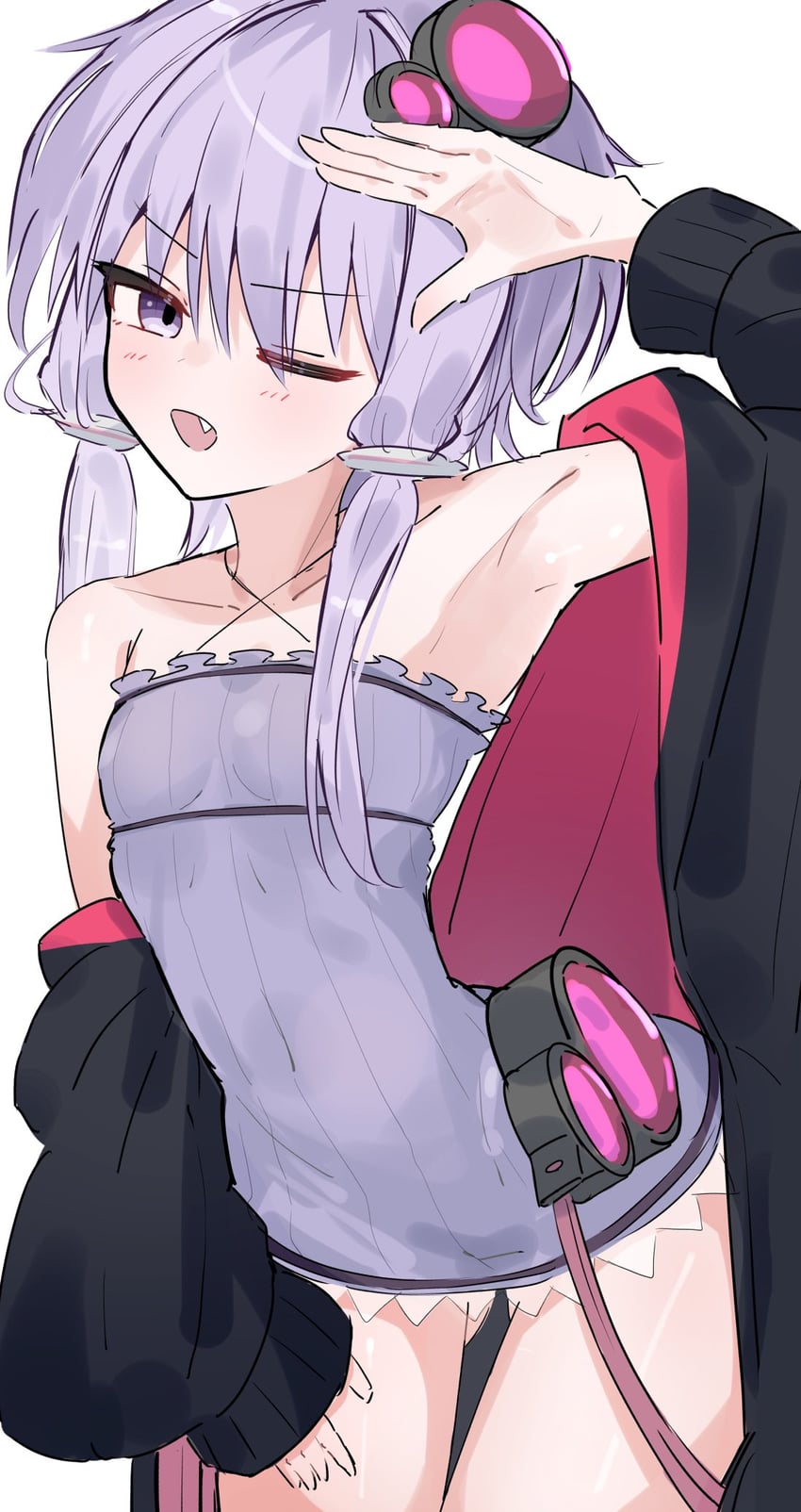 yuzuki yukari (vocaloid and 1 more) drawn by thinker25075754