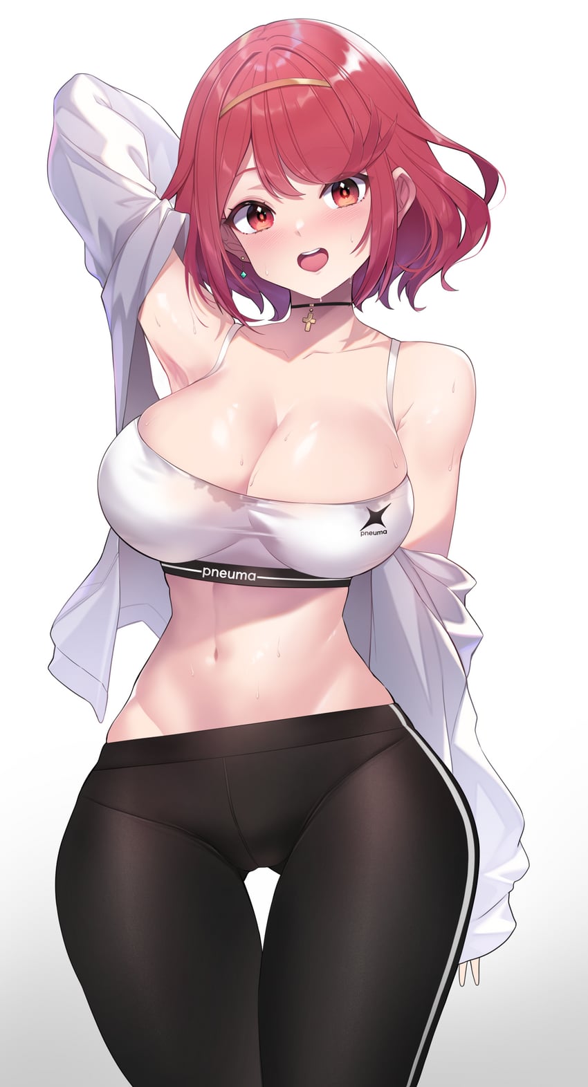 pyra (xenoblade chronicles and 1 more) drawn by cawang