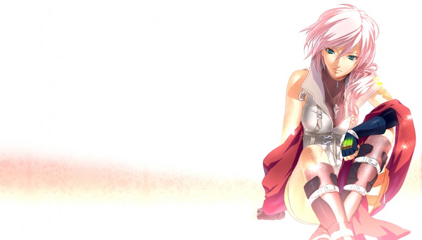 lightning farron (final fantasy and 1 more) drawn by castella